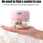 Wireless Electric Vegetable/Meat Grinder Food Chopper Mini Stainless Electric Kitchen Chopper Meat